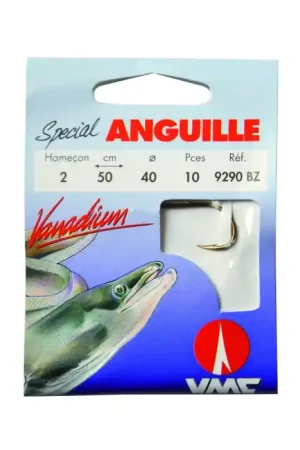 10 Hameçons montés Water Queen spécial Anguille 9290 BZ 50 cm Offre Exclusive