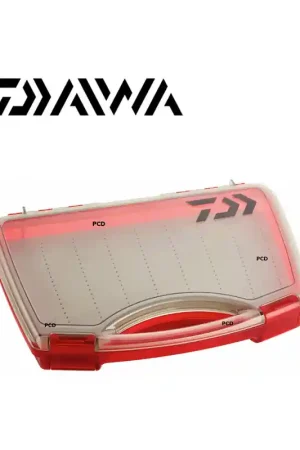 BOITE DE RANGEMENT DAIWA ROUGE TRANSLUCIDE 1 COMPARTIMENT Prix Cassé