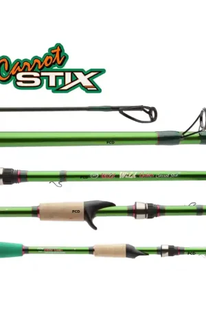 Authentique CANNE MER CASTING CARROT STIX WILD WILD VERTE PRO 2M13 MEDIUM LITE MONO