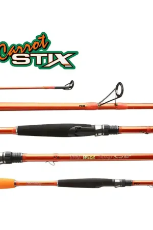 CANNE SPINNING CARROT STIX WILD WILD ORANGE 2M13 MEDIUM 2 BRINS Certifié