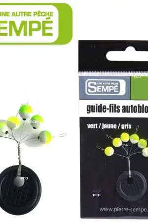 GUIDE-FILS AUTO-BLOQUANTS PIERRE SEMPE VERT/JAUNE/GRIS PAR 6 Marque