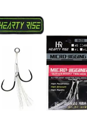 Meilleur Choix HAMECONS HEARTY RISE ASSIST-HOOK DOUBLE MICRO JIGGING MJT-10