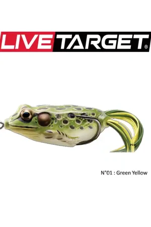 LEURRES SOUPLES LIVE TARGET FROG 5.5CM Petit Prix