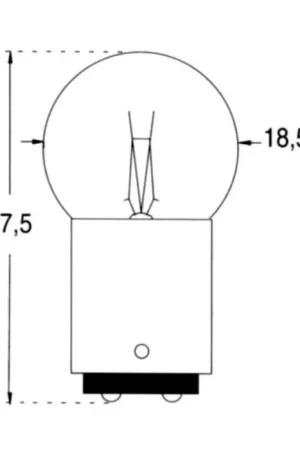 2 ampoules sphérique VDM 12V - 10W Acheter Direct