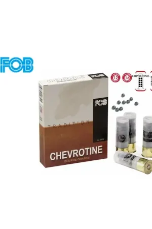 CARTOUCHES TRADITION CHEVROTINE C12 FOB 12 GRAINS Promotion
