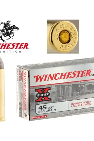 BALLES WINCHESTER 45 LONG COLT 250 Grains PAR 50 Acheter En Ligne