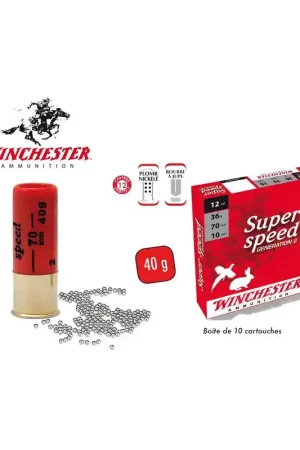 CARTOUCHES WINCHESTER SUPER SPEED GENERATION 2 EXTRA 40G Offre Limitée