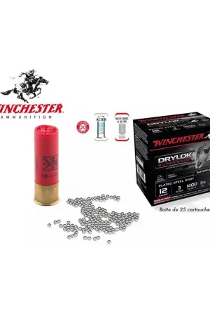 CARTOUCHES SUPER X DRYLOK 20/76 28G WINCHESTER Satisfait Ou Remboursé