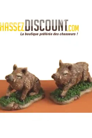 Remise SANGLIER RESINE 16CM CHASSEZDISCOUNT.COM
