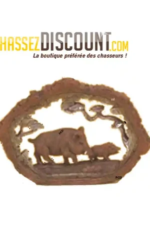 Réduction CADRE SANGLIER RESINE CHASSEZDISCOUNT.COM