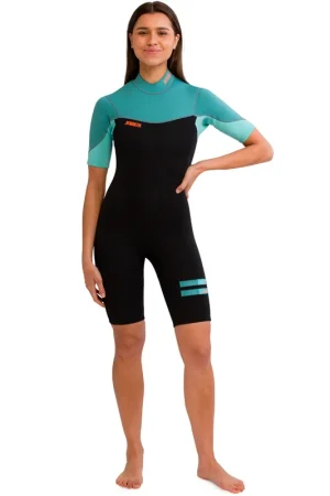 Jobe Sofia shorty 3/2mm combinaison femme Vintage Teal S Satisfait Ou Remboursé