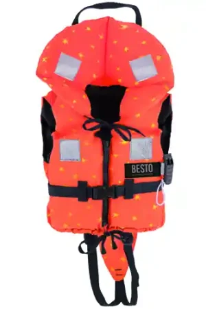 Livraison Express Besto Racingbelt Special gilet de sauvetage 100N enfant 0-15kg orange 0-15 kg