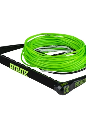 Bon Marché Ronix Combo 5.0 w/ 80ft. R6 corde de wakeboard verte One Size