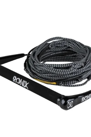 Ronix Combo 3.0 w/75ft. Solin Hybrid corde de wakeboard noire One Size Top Vente