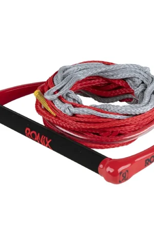 Nouveauté Ronix Combo 2.0 w/65ft. PE corde de wakeboard rouge One Size