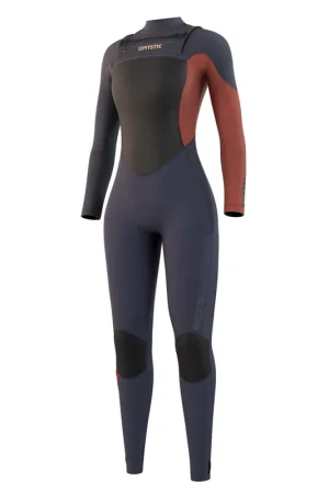 Marque Mystic Diva Fullsuit 3/2mm bleu nuit double fermeture avant combinaison femme XS