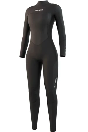 Expédié Aujourd’hui Mystic Star Fullsuit 5/3mm noir fermeture dos combinaison femme XS