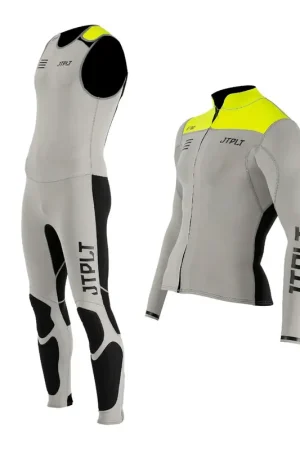 Nouvel Arrivage Jetpilot RX Vault John combinaison et veste homme gris/jaune S