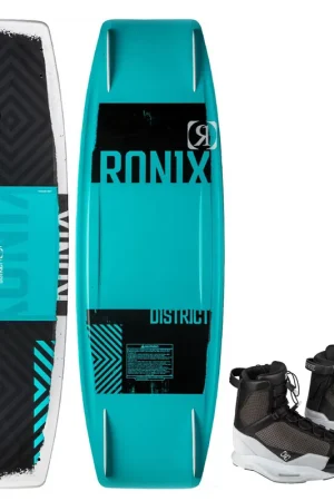 Certifié Ronix ensemble de wakeboard District modello 138 cm et chausses District 37-42