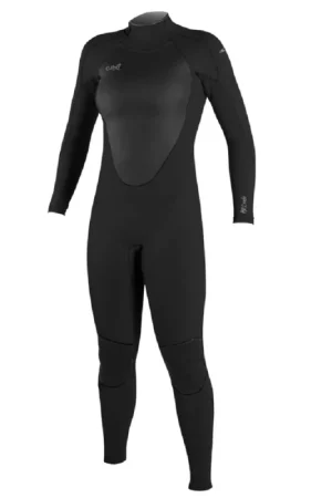 Super Prix Oneill Epic 4/3 fullsuit femme noir fermeture dos 2XS