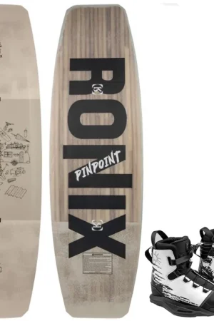 Achat Immédiat Ronix Pinpoint 147 cm ensemble de wakeboard avec chausses Kinetik 41