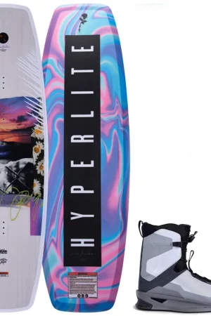 Usine Directe Hyperlite Aries wakeboard 146 cm avec chausses Zero2 36-38
