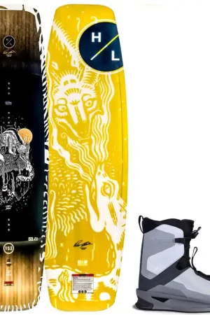 Commander Maintenant Hyperlite Guara wakeboard 153 cm avec chausses Zero2 36-38
