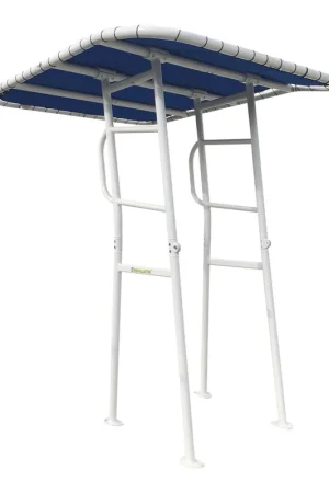 Promotion Fishmaster Original T-Top blanc avec toile navy One Size