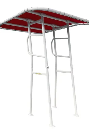 Fishmaster Original T-Top blanc avec toile rouge One Size Expédié Aujourd’hui