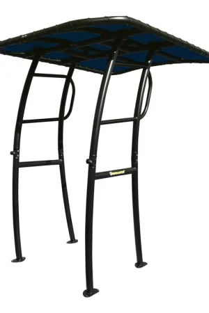 Fishmaster Pro T-Top noir avec toile bleue One Size Commander Maintenant