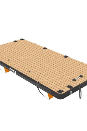 SeaRaft Teak deck noir x-large plateforme gonflable 400x200 cm Prix Choc