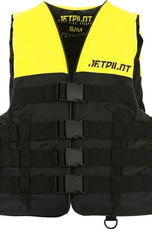 Pas Cher Jetpilot Strike gilet de sauvetage nylon jaune avec poignées super adhérentes XS