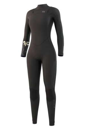 Livraison Express Mystic Dazzled fullsuit 4/3 mm femme noir fermeture buste XS