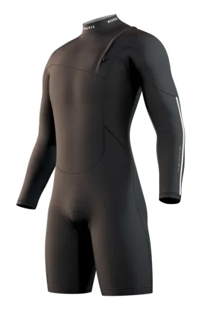 Achat Immédiat Mystic The One longarm shorty 3/2 mm zipfree homme noir S