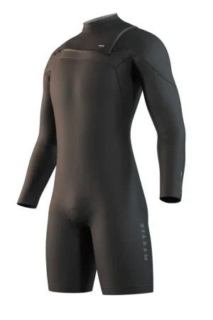 Pas Cher Mystic Motion longarm shorty 3/2 mm borstrits heren zwart XS
