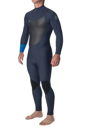 Haute Qualité Combinaison Rip Curl Dawn Patrol 5/3 Back Zip 2019 Blue Taille