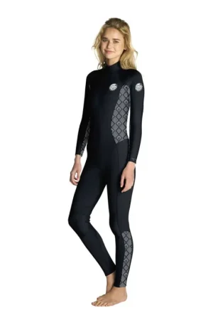 Réduction Combinaison Rip Curl Femme Dawn Patrol 5/3 Back Zip 2019 Black/White