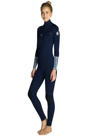 Combinaison Rip Curl Flash Bomb 5/3 Front Zip 2019 Blue Nouvel Arrivage