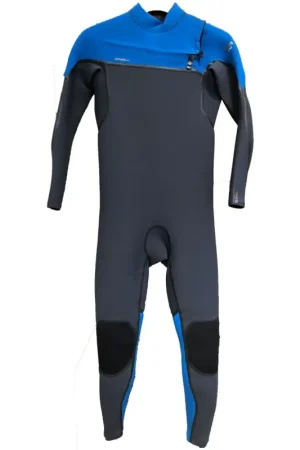 Acheter Direct Combinaison O'Neill Psycho One 4/3 Chest Zip Full Gun metal/Ultra blue