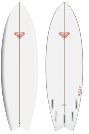 Planche de Surf Roxy Fish Blanche 2021 Commander Maintenant