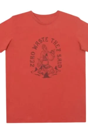 Authentique T-shirt Sooruz SS Pelican Organic Cotton Rouge