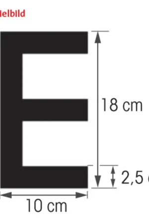 Achat Immédiat Plastimo lettre noire h=18cm pr coque dure-i