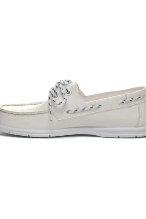Sebago Jackman chaussure bateau, femme - blanc, pointure 41 Meilleure Vente