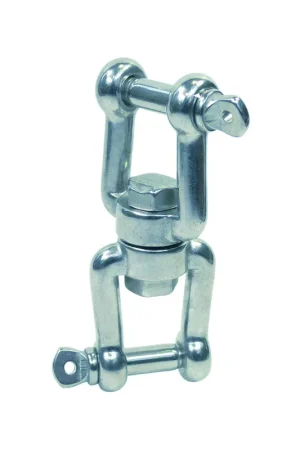 Marinetech Manille de rotation en acier inoxydable Gabel-Gabel - Longueur 152mm, Diamètre 13mm Produit De Marque