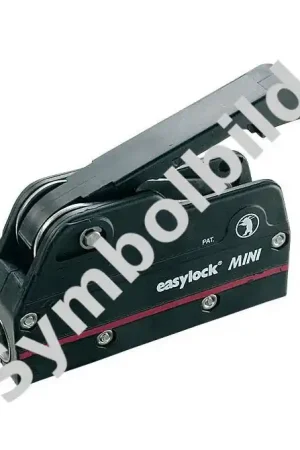 Easy marine Bloqueur de drisse Easylock Mini - 6-10mm écoute, noir, quadruple Vente Directe