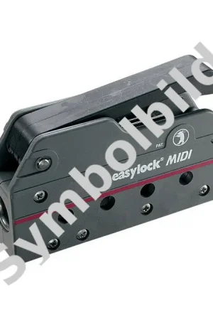 Easy marine Bloqueur de drisse Easylock Midi - 6-12mm écoute, noir, quintuple Certifié