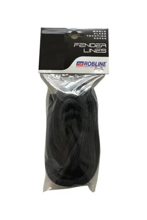 Robline jeu de 2 cordage pour pare-battages avec oeil 2m - marine, 8mm Nouvelle Collection