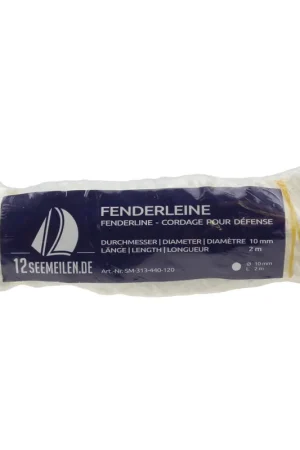 Lot de 2 Cordage pour pare-battages avec oeil 2,5m - blanc, 8mm Commande En Gros