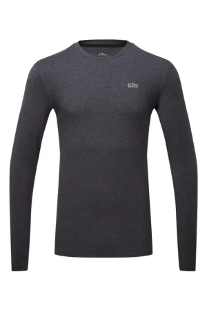 Jusqu’à Épuisement Des Stocks Gill Couche de base Top homme bleu marine-gris, taille L