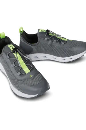 Commande En Gros Typhoon TS10 Sneaker chaussure bateau unisexe gris/vert clair, taille UK 7 / EU 41